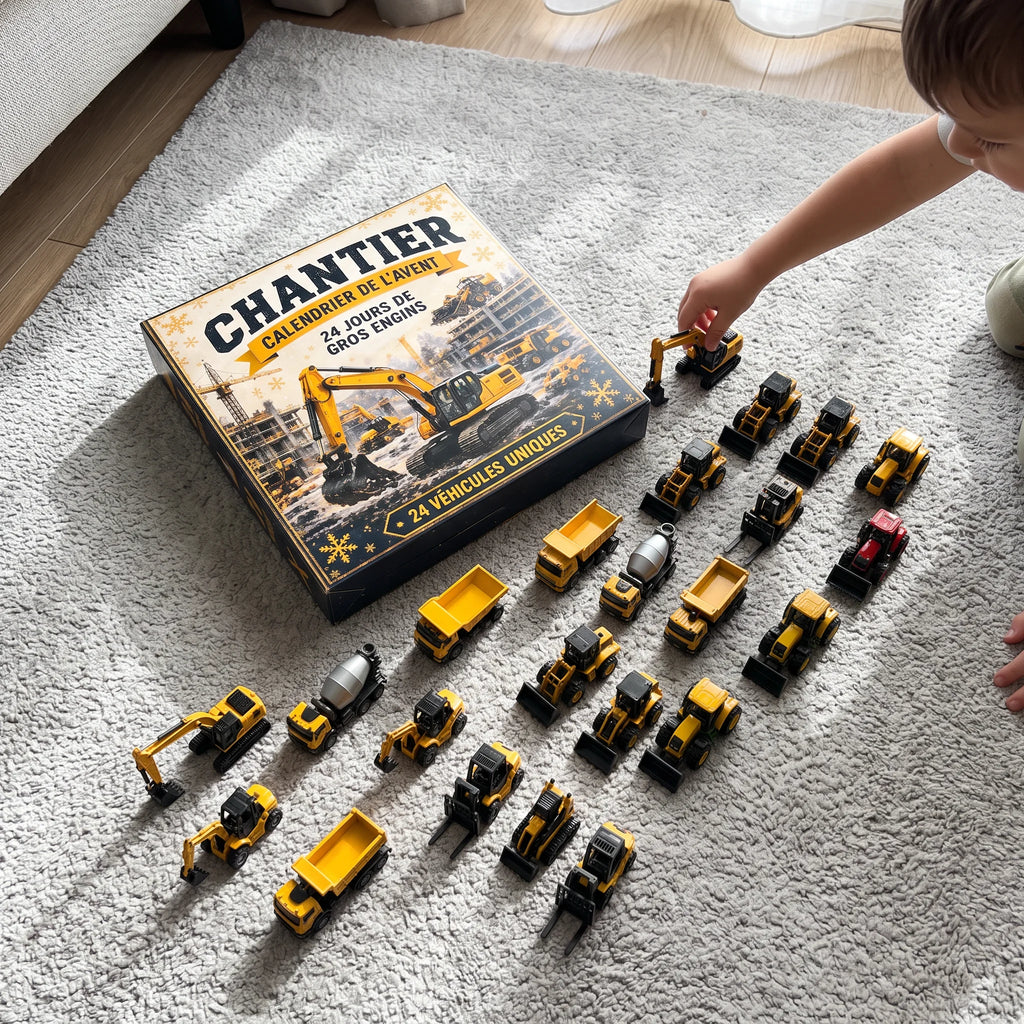 Calendrier de l'Avent de 24 véhicules miniatures
