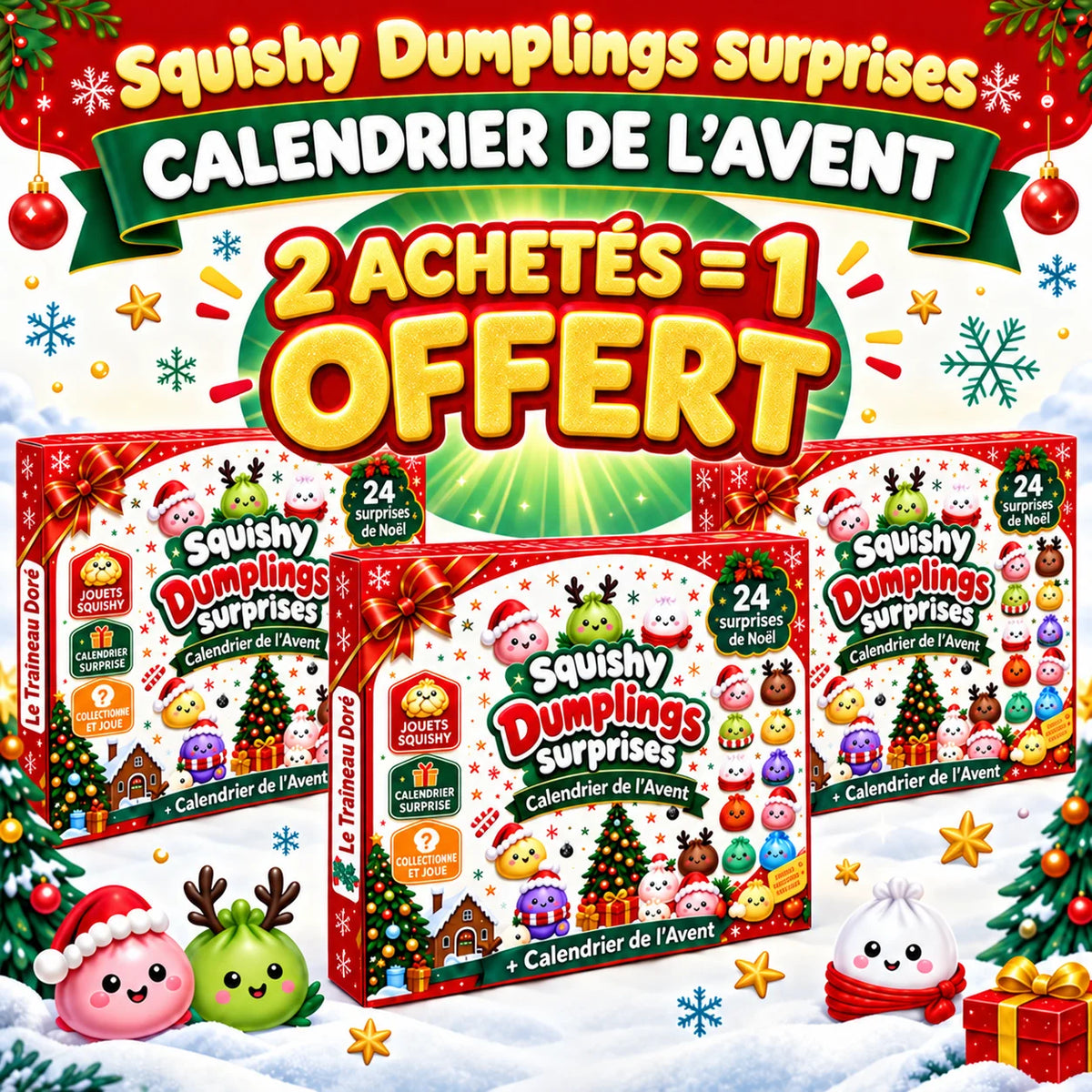 Calendrier de l'Avent 2026 Squishy Dumplings