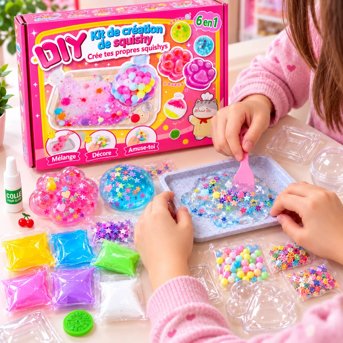 KIT DIY SQUISHY – CRÉE TES PROPRES SQUISHY